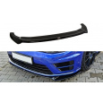 Maxton Design spoiler pod přední nárazník pro Volkswagen Golf R Mk7, carbon-Look, ver. 2
