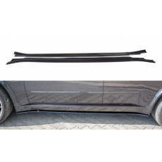 Maxton Design difuzory pod boční prahy pro BMW X5 E70, plast ABS bez povrchové úpravy