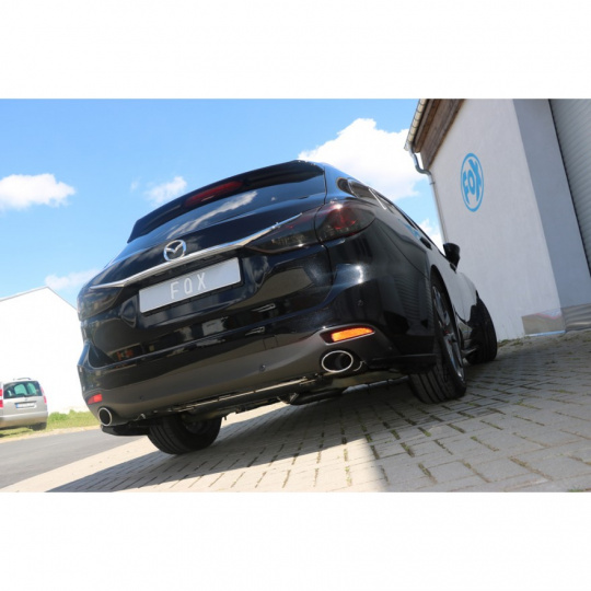 Fox Sportauspuff koncový tlumič výfuku s koncovkou 115x85 Typ 38 na obou stranách pro Mazda 6 GJ 2013- s motorem 2.2 D