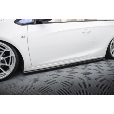Maxton Design difuzory pod boční prahy pro Opel Cascada, černý lesklý plast ABS