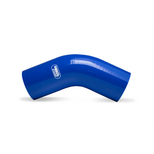 Samco Sport silikonové koleno 45° s vnitřním průměrem 11 mm, barva: modrá