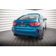 Maxton Design středový spoiler pod zadní nárazník pro BMW X6 M F86, černý lesklý plast ABS