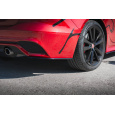 Maxton Design boční difuzory pod zadní nárazník pro Jaguar XE Mk1 Facelift X760 R-Dynamic, černý lesklý plast ABS