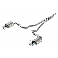 Borla Cat-Back výfukový systém "S-Type" pro Ford Mustang EcoBoost 2.3L 4Cyl., automat, r.v. 2024-2026, typ koncovek: chromové