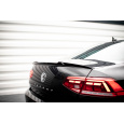 Maxton Design prodloužení spoileru pro Volkswagen Passat Mk8 (B8) Facelift, černý lesklý plast ABS