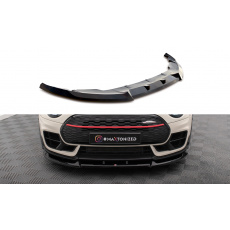 Maxton Design spoiler pod přední nárazník pro Mini Clubman F54 Facelift John Cooper Works, černý lesklý plast ABS