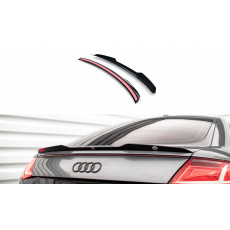 Maxton Design prodloužení spoileru pro Audi TT S 8S, černý lesklý plast ABS
