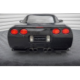 Maxton Design boční difuzory pod zadní nárazník pro Chevrolet Corvette C5, černý lesklý plast ABS