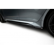 Maxton Design difuzory pod boční prahy pro Audi RS7 C8, černý lesklý plast ABS Maxton Design difuzory pod boční prahy pro Audi RS7 C8, černý lesklý plast ABS