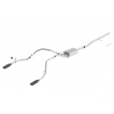 Borla Cat-Back výfukový systém "S-Type" pro Chevrolet Silverado 1500 5,3l EC/SB 78,7", CC/SHB 69,3", WB 143,5", r.v. od 14-18, typ koncovek: černé