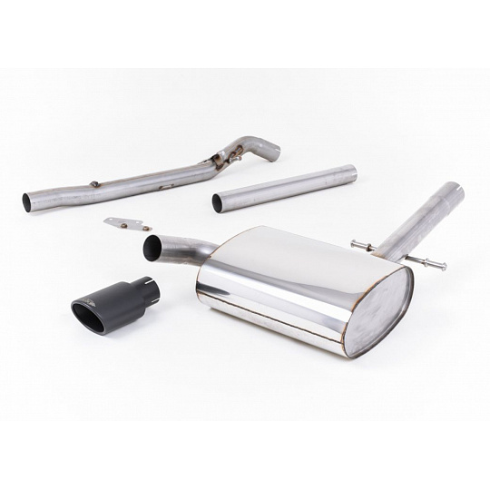 Milltek Sport výfukový systém cat-back bez rezonátoru (hlasitější) pro Volkswagen Corrado VR6 1992-1995, typ koncovek: černé