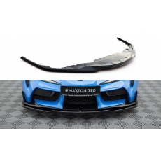 Maxton Design spoiler pod přední nárazník ver.2 pro Toyota Supra Mk5, černý lesklý plast ABS Maxton Design spoiler pod přední nárazník ver.2 pro Toyota Supra Mk5, černý lesklý plast ABS