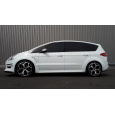 Maxton Design difuzory pod boční prahy pro Ford S-Max Mk1 Facelift, černý lesklý plast ABS