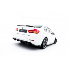 Maxton Design spoiler pod zadní nárazník s žebrováním pro BMW řada 3 F30, F31, černý lesklý plast ABS Maxton Design spoiler pod zadní nárazník s žebrováním pro BMW řada 3 F30, F31, černý lesklý plast ABS