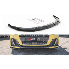 Maxton Design spoiler pod přední nárazník ver.3 pro Audi A1 GB, černý lesklý plast ABS