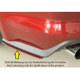 Rieger spoiler pod zadní nárazník na levé straně pro Ford Mustang 6 LAE kabriolet, kupé před faceliftem r.v. 11/14-07/17, plast ABS bez povrchové úpravy
