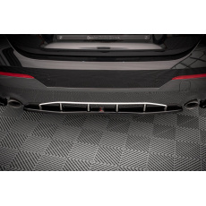 Maxton Design středový spoiler pod zadní nárazník pro BMW řada 4 G22/M-Pack, černý lesklý plast ABS Nepasuje na M440i, mimo M440i