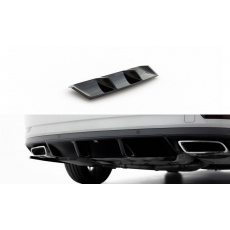 Maxton Design vložka zadního nárazníku pro Škoda Superb Mk3, Mk3 FL, černý lesklý plast ABS Maxton Design vložka zadního nárazníku pro Škoda Superb Mk3, Mk3 FL, černý lesklý plast ABS