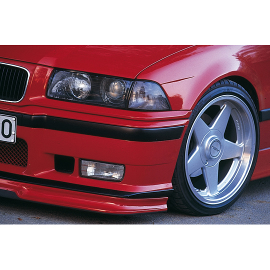 Rieger spoiler pod přední nárazník GT-Look pro BMW řada 3 E36 compact, kabriolet, kupé, sedan, touring, plast ABS bez povrchové úpravy