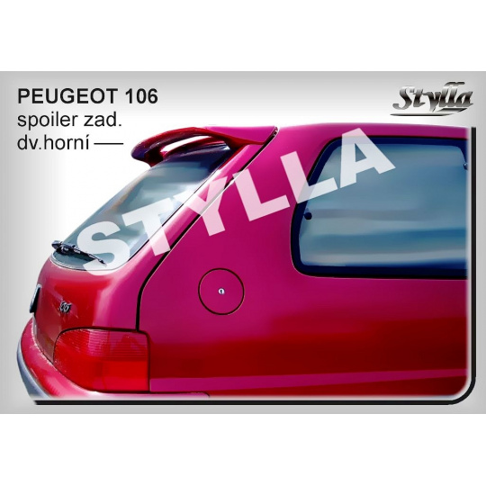 Stylla spoiler zadních dveří Peugeot 106 facelift (1996 - 2003)