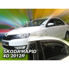HEKO ofuky oken Škoda Rapid liftback (od 2012) přední + zadní