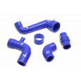 Samco Sport 5-dílná sada silikonových hadic pro vedení tlakového vzduchu pro Ford Fiesta RS 1990 - 1992 Turbo (With 25mm Dump Valve Connection on Crossover Hose), barva: modrá