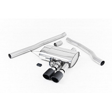 Milltek sport ValveSonic výfukový systém cat-back bez rezonátoru (hlasitější) vč. Bluetooth ovládání klapek pro Mini Mk3 (F56) Mini Cooper S 2.0 Turbo (UK a EU modely, předfacelift) 2014-2018, karbonové koncov