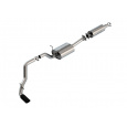 Borla Cat-Back výfukový systém "S-Type" pro Ram 1500 3,6l V6, s aut. převodovkou, 2WD/4WD, 4-dvéř., EC/SB (6'4") 140,5", CC/SHB (5'7") 144,6", CC/SB (6'4") 153,5", r.v. 2019-2022, typ koncovek: černé