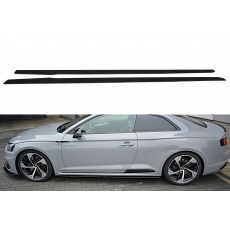 Maxton Design "Racing" difuzory pod boční prahy pro Audi RS5 F5, plast ABS bez povrchové úpravy Maxton Design "Racing" difuzory pod boční prahy pro Audi RS5 F5, plast ABS bez povrchové úpravy