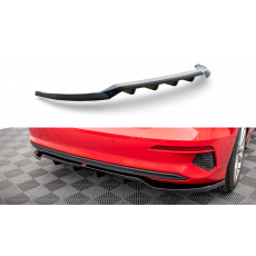 Maxton Design středový spoiler pod zadní nárazník s žebrováním pro Audi A3 8Y, černý lesklý plast ABS, Sportback Maxton Design středový spoiler pod zadní nárazník s žebrováním pro Audi A3 8Y, černý lesklý plast ABS, Sportback