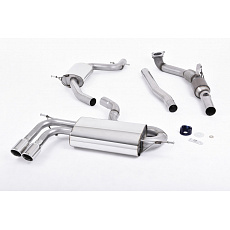 Milltek Sport výfukový systém Turbo-back vč. Hi-Flow sportovního katalyzátoru pro Audi A3 1.8 TSI 2WD 3-dvéř. 2008-2012