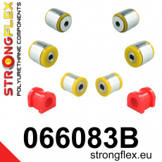 066083B: Strongflex Sada silentbloků zadního zavěšení 066083B: Strongflex Sada silentbloků zadního zavěšení