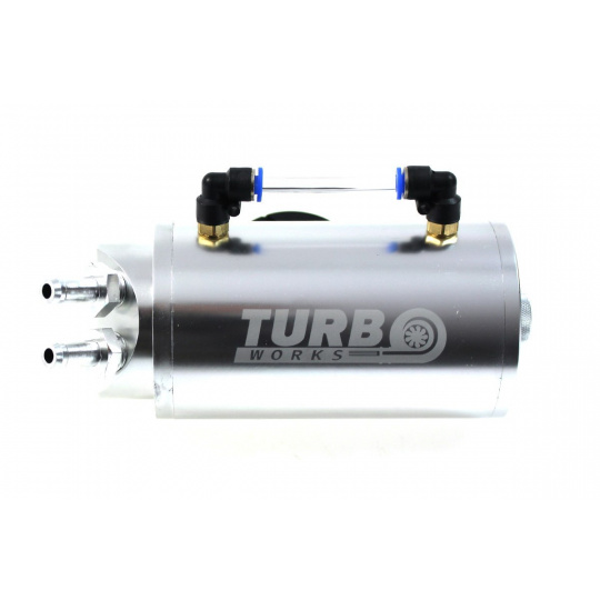 TurboWorks Oil Catch Tank - stříbrný