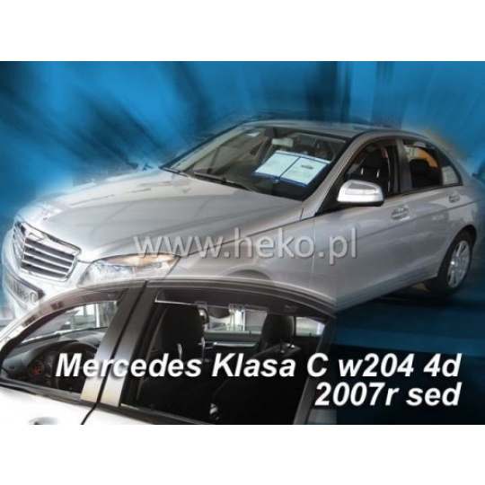 HEKO ofuky oken Mercedes Benz C W204 4dv sedan (2007-2014) přední + zadní
