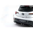 Maxton Design "Street Pro" difuzor zadního nárazníku pro Toyota GR Corolla Mk12, plast ABS bez povrchové úpravy, s červenou linkou