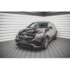Maxton Design spoiler pod přední nárazník ver.2 pro Mercedes GLE Coupe C292, černý lesklý plast ABS, Coupe 63 AMG