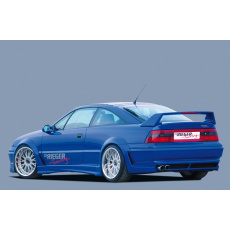 Rieger spoiler pod zadní nárazník widebody II pro Opel Calibra A 3-dvéř. r.v. 03/90-, GFK (laminát), pravý