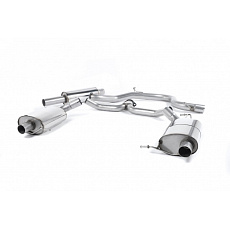 Milltek Sport výfukový systém cat-back Road+ pro Škoda Octavia III vRS 2.0 TSI 245PS Sedan/Combi (manual a DSG, s OPF/GPF, Facelift) 2019-2020, využívá originálních koncovek