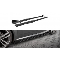 Maxton Design "Street Pro" difuzory pod boční prahy s křidélky pro Audi TT 8S, plast ABS bez povrchové úpravy, S-Line