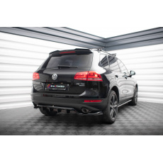 Maxton Design středový spoiler pod zadní nárazník s žebrováním pro Volkswagen Touareg Mk2, černý lesklý plast ABS Maxton Design středový spoiler pod zadní nárazník s žebrováním pro Volkswagen Touareg Mk2, černý lesklý plast ABS