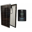 Renogy solární set - Monokrystalický solární panel 100W + Solární regulátor nabíjení Rover Li 20 Amp MPPT