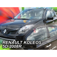HEKO ofuky oken Renault Koleos I 5dv (2008-2016) přední + zadní
