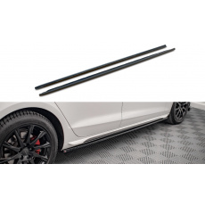 Maxton Design difuzory pod boční prahy pro Audi A4 B9 FL, černý lesklý plast ABS Maxton Design difuzory pod boční prahy pro Audi A4 B9 FL, černý lesklý plast ABS