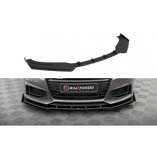 Maxton Design "Street Pro" spoiler pod přední nárazník pro Audi TT S 8S, plast ABS bez povrchové úpravy