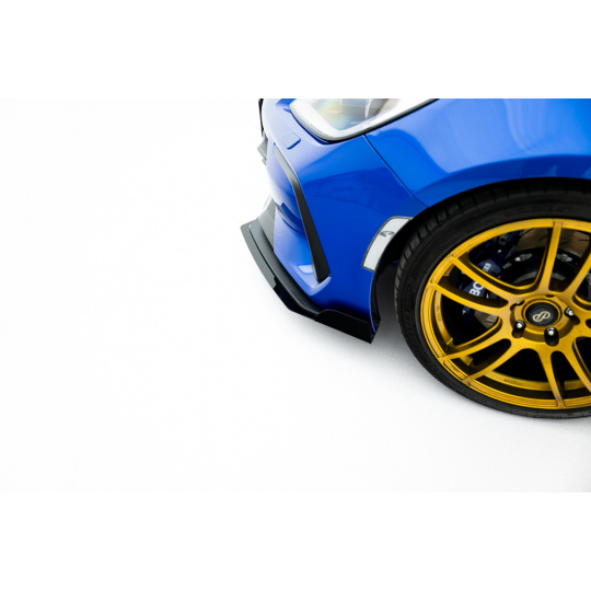 Maxton Design "Street Pro" spoiler pod přední nárazník s křidélky pro Subaru BRZ Mk2, plast ABS bez povrchové úpravy