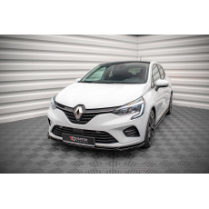 Maxton Design spoiler pod přední nárazník pro Renault Clio Mk5, černý lesklý plast ABS