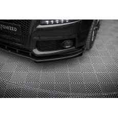 Maxton Design rohové spoilery pod přední nárazník pro Audi S5 8T, plast ABS bez povrchové úpravy