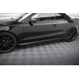 Maxton Design "Street Pro" difuzory pod boční prahy s křidélky pro Audi S5 8T, plast ABS bez povrchové úpravy, Coupe/Cabrio