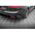 Maxton Design "Street Pro" boční difuzory pod zadní nárazník pro Kia Stinger GT-Line, plast ABS bez povrchové úpravy