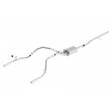 Borla Cat-Back výfukový systém "S-Type" pro Chevrolet Silverado 1500 5,3l EC/SB 78,7", CC/SHB 69,3", WB 143,5", r.v. od 14-18, typ koncovek: chromové